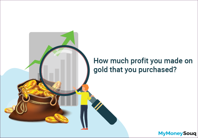 Profit on gold purchase