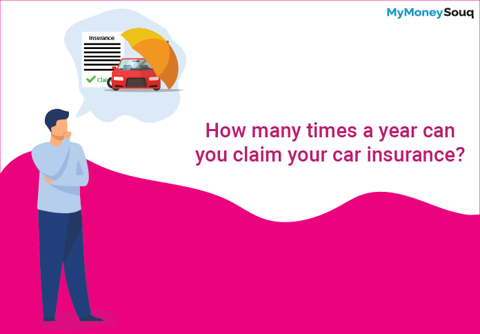 How many times a year can you claim your car insurance?