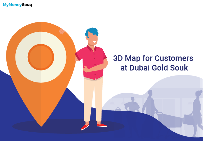 3D Map for Customers at Dubai Gold Souk