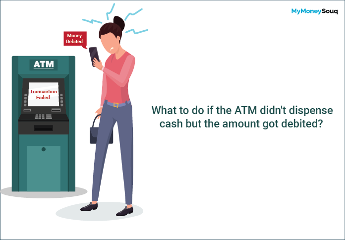 What to do if the ATM didn't dispense cash but the amount got debited