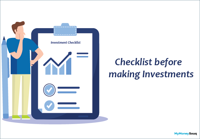 Checklist before making Investments