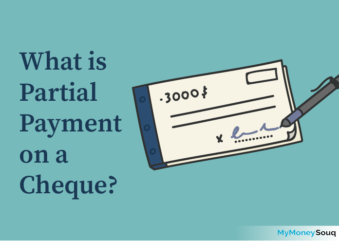 What is the Partial payment of cheques in the UAE?
