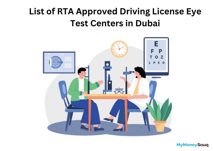 List of RTA Approved Driving License Eye Test Centers in Dubai
